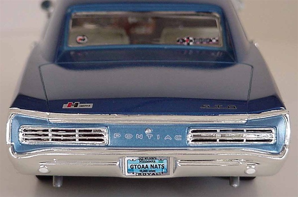 1966 PONTIAC GTO - ROYAL BOBCAT HURST EDITION - BARRIER BLUE - PONTIAC  NATIONALS OFFICIAL CAR!(1/18) Rare Diecast (fs)